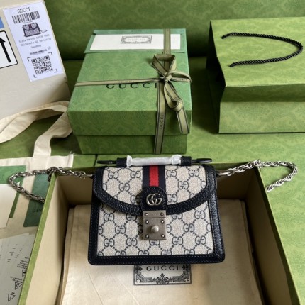 Gucci Ophidia GG mini shoulder bag ‎696180 Blue