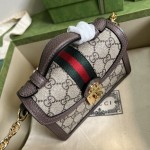 Gucci Ophidia GG mini shoulder bag ‎696180 Brown