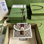 Gucci Ophidia GG mini shoulder bag ‎696180 White