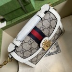 Gucci Ophidia GG mini shoulder bag ‎696180 White