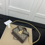 Gucci Ophidia GG mini shoulder bag Brown GG Supreme canvas ‎696180