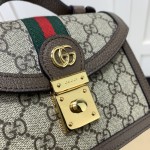 Gucci Ophidia GG mini shoulder bag Brown GG Supreme canvas ‎696180