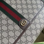 Gucci Ophidia Medium Messenger Bag ‎761741 Beige GG canvas