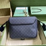 Gucci Ophidia Medium Messenger Bag Blue ‎761741