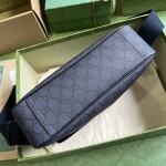 Gucci Ophidia Medium Messenger Bag Blue ‎761741