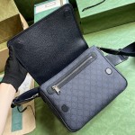 Gucci Ophidia Medium Messenger Bag Blue ‎761741