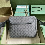 Gucci Ophidia Medium Messenger Bag Grey ‎761741