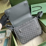 Gucci Ophidia Medium Messenger Bag Grey ‎761741