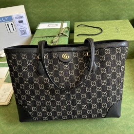 Gucci Ophidia medium tote with Web ‎631685 Black