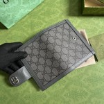 Gucci Ophidia passport case‎ 732755 Grey