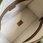 Gucci Small top handle bag with Double G ‎715772 Brown