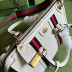 Gucci Small top handle bag with Double G ‎715772 White