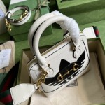 adidas x Gucci Horsebit 1955 mini bag ‎677212 White