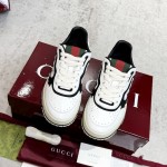 Gucci Men's Gucci Re-Web sneaker White / Black