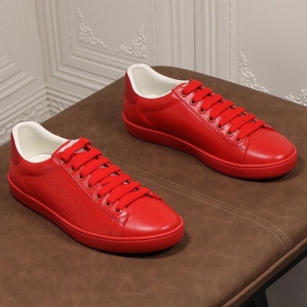 Gucci Ace sneaker with Interlocking G ‎599147 Red