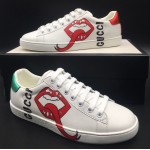 Gucci Men's Ace embroidered sneaker with Mouth Print