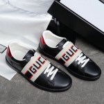 Gucci Men's Ace Gucci stripe sneaker Black