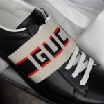 Gucci Men's Ace Gucci stripe sneaker Black