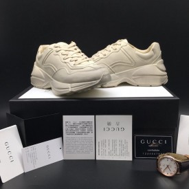 Replica Gucci Mens Rhyton Leather Sneaker