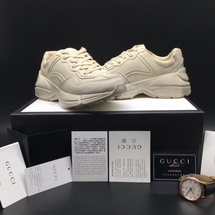 Gucci Rhyton Leather Sneaker