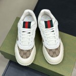 Gucci Men's Gucci Re-Web sneaker Beige / White