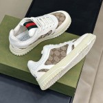 Gucci Men's Gucci Re-Web sneaker Beige / White