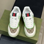 Gucci Men's Gucci Re-Web sneaker Beige / Green