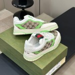 Gucci Men's Gucci Re-Web sneaker Beige / Green