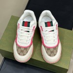 Gucci Men's Gucci Re-Web sneaker Beige / Rose