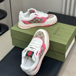 Gucci Men's Gucci Re-Web sneaker Beige / Rose