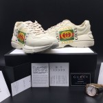 Gucci Rhyton Gucci logo leather sneaker