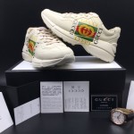 Gucci Rhyton Gucci logo leather sneaker