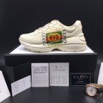 Gucci Rhyton Gucci logo leather sneaker