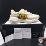 Gucci Rhyton Gucci logo leather sneaker