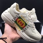 Gucci Rhyton Gucci logo leather sneaker