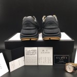 Gucci Rhyton Leather Sneaker with Gucci Logo