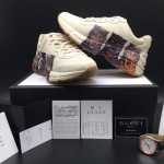 Gucci Rhyton Leather Sneaker with Tigers