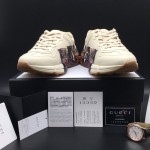 Gucci Rhyton Leather Sneaker with Tigers