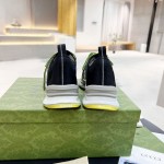 Gucci Run sneaker Black technical knit fabric