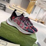 Gucci Run sneaker Red technical knit fabric