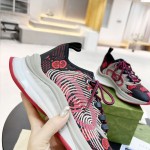 Gucci Run sneaker Red technical knit fabric