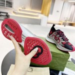 Gucci Run sneaker Red technical knit fabric