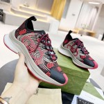 Gucci Run sneaker Red technical knit fabric