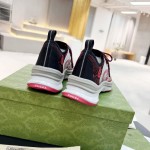 Gucci Run sneaker Red technical knit fabric