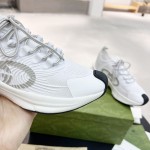 Gucci Run sneaker White technical knit fabric