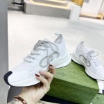 Gucci Run sneaker White technical knit fabric