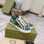 Gucci Tennis 1977 Low Top Sneaker Multicolor Green