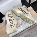 Gucci 'think/thank' print Rhyton sneaker