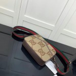 Gucci Messenger bag with jumbo GG ‎675891