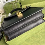 Gucci Ophidia small top handle bag with Black leather ‎651055